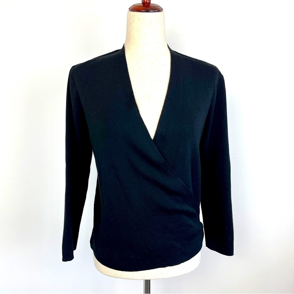 Habitat Wrap / Cardigan 3/4 Sleeve Sweater. Size M. #587